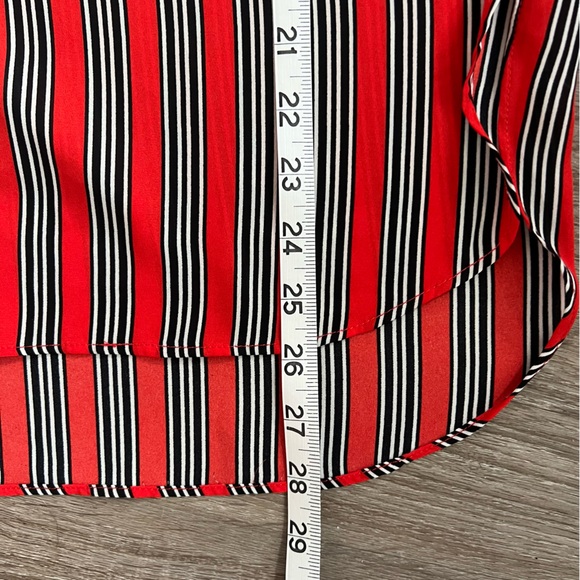 Rose + Olive Sleeveless Burnt Orange Stripe Tunic - Picture 8 of 8